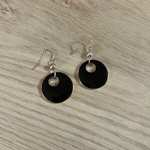 Black Dangle Earrings